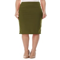 Ženska elastična suknja s olovkom visokog struka, Izrađena u SAD-u, odn. don. 3