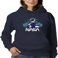 Majica s kapuljačom za žene-NASA dizajn, ženske male