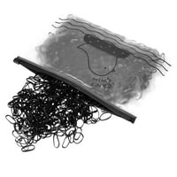 Mini gumice Crne gumice za kosu dječje frizure za malu djecu mekane gumice za kosu za višekratnu upotrebu
