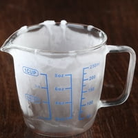 250ml 500ml staklena mjerna čaša otporna na toplinu vaga za mlijeko i vodu alat za mikrovalnu pećnicu