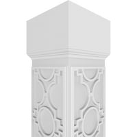 Stolarija od 10 9 ' 9 ' klasičnog četvrtastog gipsanog navojnog stupa koji se ne sužava s kapitelom misije i bazom misije