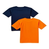 Dječačke majice neonske performanse, 2-pack, veličine 8-20