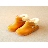 Izbor / vodootporne zimske cipele s podstavom za djevojčice, vanjske neklizajuće zimske čizme, Ležerne Gležnjače bez zatvaranja,