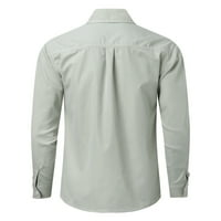 Muške košulje s dugmadima s dugim rukavima jesen zima modni top s printom ležerna košulja bluza