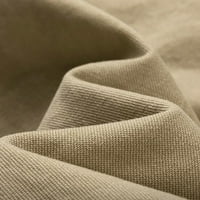 Muške Ležerne Radne hlače Na otvorenom s elastičnim pojasom labavog kroja, pamučne lagane brzosušeće teretne kratke hlače u sivoj