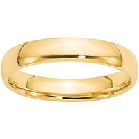 Prsten od najfinijeg žutog zlata od 10 karata - veličina 8