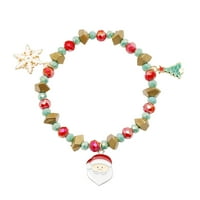 Ogrlice za žene, Ženska zlatna božićna ogrlica, ogrlica od kapi ulja, Božićni ukras, 6pcs