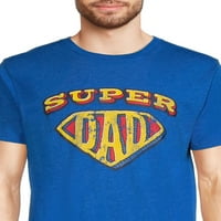 Majica s uzorkom za muškarce i velike muškarce za Dan očeva, veličina od 3 inča