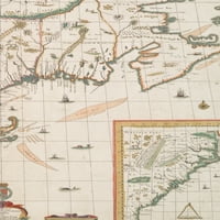 Tiskovne bilježnice: Karta engleskog carstva na američkom kontinentu