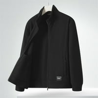 Odjeća za kišu za muškarce, modna retro jakna za slobodno vrijeme s džepom s patentnim zatvaračem, jakna s kaputom, kaput