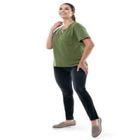 Vremenska i trupska majica za žensku dečku s kratkim rukavima, veličine S-3xl