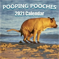Kakanje psića - zidni kalendar: zabavni vodič za blagdanske poklone s visokokvalitetnim fotografijama kakanja preslatkih pasa, mat