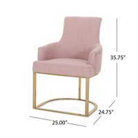 Moderna Glamurozna stolica od tkanine, ružičasta