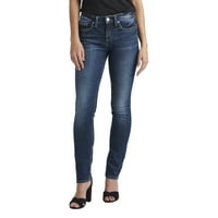 Silver Jeans Co. Ženske Sukijeve traperice s ravnim nogama, veličine struka 24-36