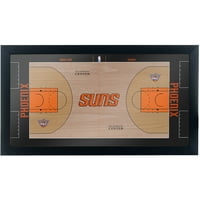Uokvirena ploča na službenom NBA terenu Feniks Suns