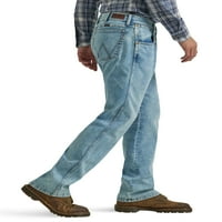 Wrangler® muški 5 džep s 5 džepom s ravnim jean s rastezanjem, veličine 30-42