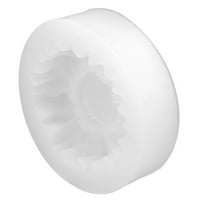 Silikonski kalup koji simulira kalup za suncokret za višekratnu upotrebu, bijeli fleksibilni kalup za pečenje bez lijepljenja, smrznut