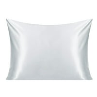 Jedinstveni prijedlozi svilena jastučnica u veličini u veličini u srebrno sivoj boji