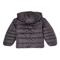 Swiss Tech Boys Boys Winter Puffer jakna s kapuljačom, veličine 4-18