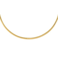Ogrlica od žutog zlata u obliku kupole od primarnog karatnog zlata