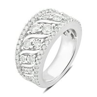 Arista 1. Jubilarni dijamantni prsten od NPC-a sa širokim obodom od čistog srebra