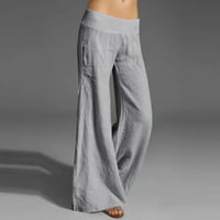 Modne ženske casual Plus hlače, Ženske joga hlače, rastezljive radne poslovne casual hlače za žene, uredske hlače