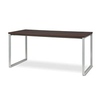 Pisaći stol serije 96 30, minimalistički moderni uredski stol, mahagonij
