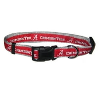 Kućni ljubimci prvi fakultet Alabama Crimson Tide Pet ovratnik, veličine dostupne, ovratnik za pse u sportu - srednji