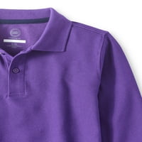 Školska uniforma za dječake, Polo majica s dugim rukavima, veličine 4-18