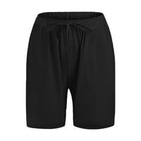 Muške kratke hlače A-Lister ljetna moda muške casual obične hlače s džepovima visokog struka široke zavojne hlače do koljena popusti
