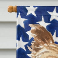 1706 Američka patriotska zastava za terijere platna veličina kuće, veličina kuće, višebojna