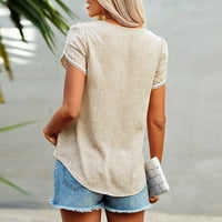 Rasprodaja ženskih vrhova ljetne majice modni casual puloveri s okruglim vratom s printom bluza kratkih rukava ponude