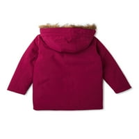 Zimska jakna u parku za djevojčice, veličine 4 I Plus