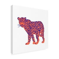 Emma Scarvey 'Bright Leopard I' Canvas Art