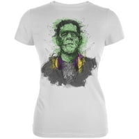 Majica s uzorkom čudovišta iz horor filma Frankenstein Raver za juniore za Noć vještica za žene kratkih rukava