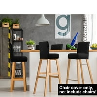 Jedinstveni prijedlozi navlake za barske stolice visina stalka bočna navlaka za stolicu Crna 6