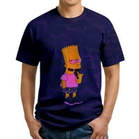Ljetna majica s okruglim vratom s printom anime Simpsonovi - 3-inčna majica kratkih rukava za odrasle i djecu - ležerna odjeća za
