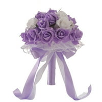 umjetno cvijeće _ ruže vjenčani buket djeveruša vjenčano cvijeće od umjetne svile u ružičastoj boji