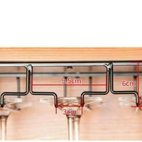 Kuhinjski uređaji viseći izmjenjivi držač za čaše s prorezima željezni Kreativni viseći držač za čaše za čaše