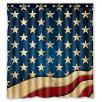 4. srpnja, američki Dan neovisnosti, SAD veličina zavjese za tuširanje od vodootporne poliesterske tkanine