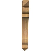 Ekena Millwork 1 2 W 34 D 46 H Olimpijska umjetnost i zanat glatka nosača, zapadnjački crveni cedar