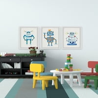 Marmont Hill Happy Robot Triptich, Umjetnički otisci 72,00 1,50