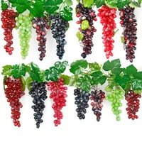 ; umjetno grožđe mat dizajn realistična imitacija gume koja ne blijedi biljka fau voćni rekviziti kućni dekor