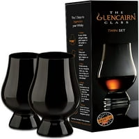 Kristalna čaša za viski od stakla s formalnom degustacijom na slijepo, Crna, poklon kutija