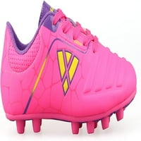 Vizari Kids Catalina Junior Firm Srednje nogometne cipele na otvorenom za dječake i djevojčice- ružičasta ljubičasta žuta