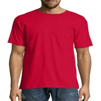 Originalna muška majica s džepovima i kratkim rukavima, veličine do 3 inča