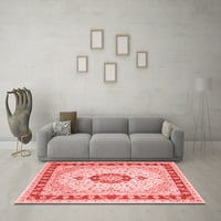 Tradicionalni tepisi u perzijskoj crvenoj boji, kvadrat 7 stopa