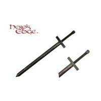 Mača od pjene mača s srebrnim štitnikom i Crnom drškom, 50