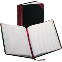 Računovodstvena knjiga Boorum & Pease, Crno-бордовая sa zlatom cover, 9,7 listova, Knjiga listova