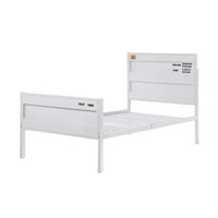 Metalni okvirni krevet U Stilu teretnog kontejnera u bijeloj boji, više veličina